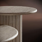 BIANCA Travertine Coffee Table Set