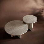 ELENA Travertine Coffee Table Set