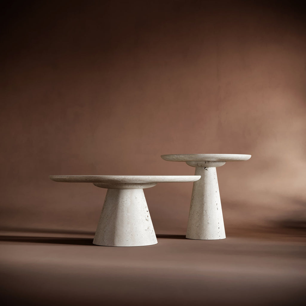 SOFIA Travertine Coffee Table Set