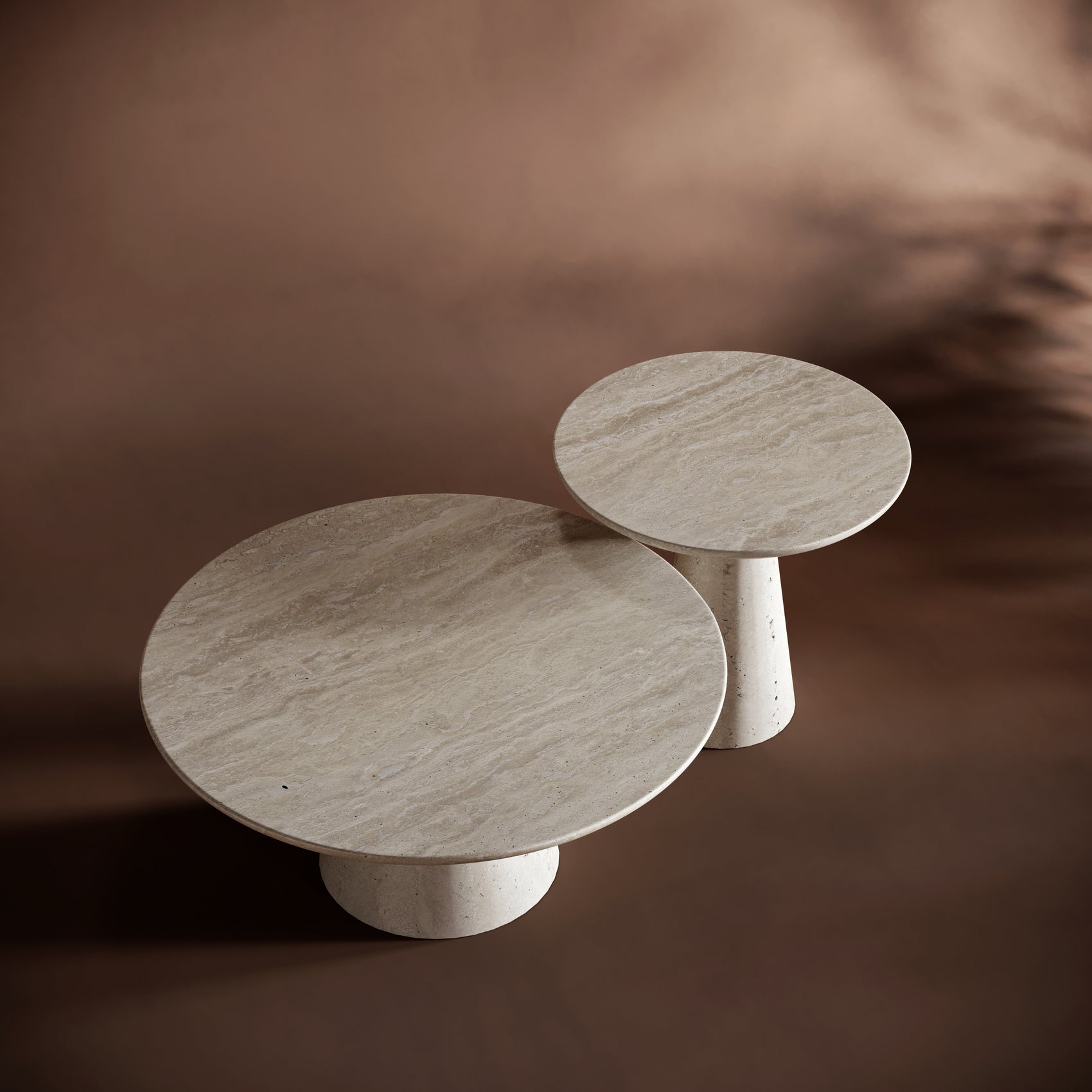 SOFIA Travertine Coffee Table Set