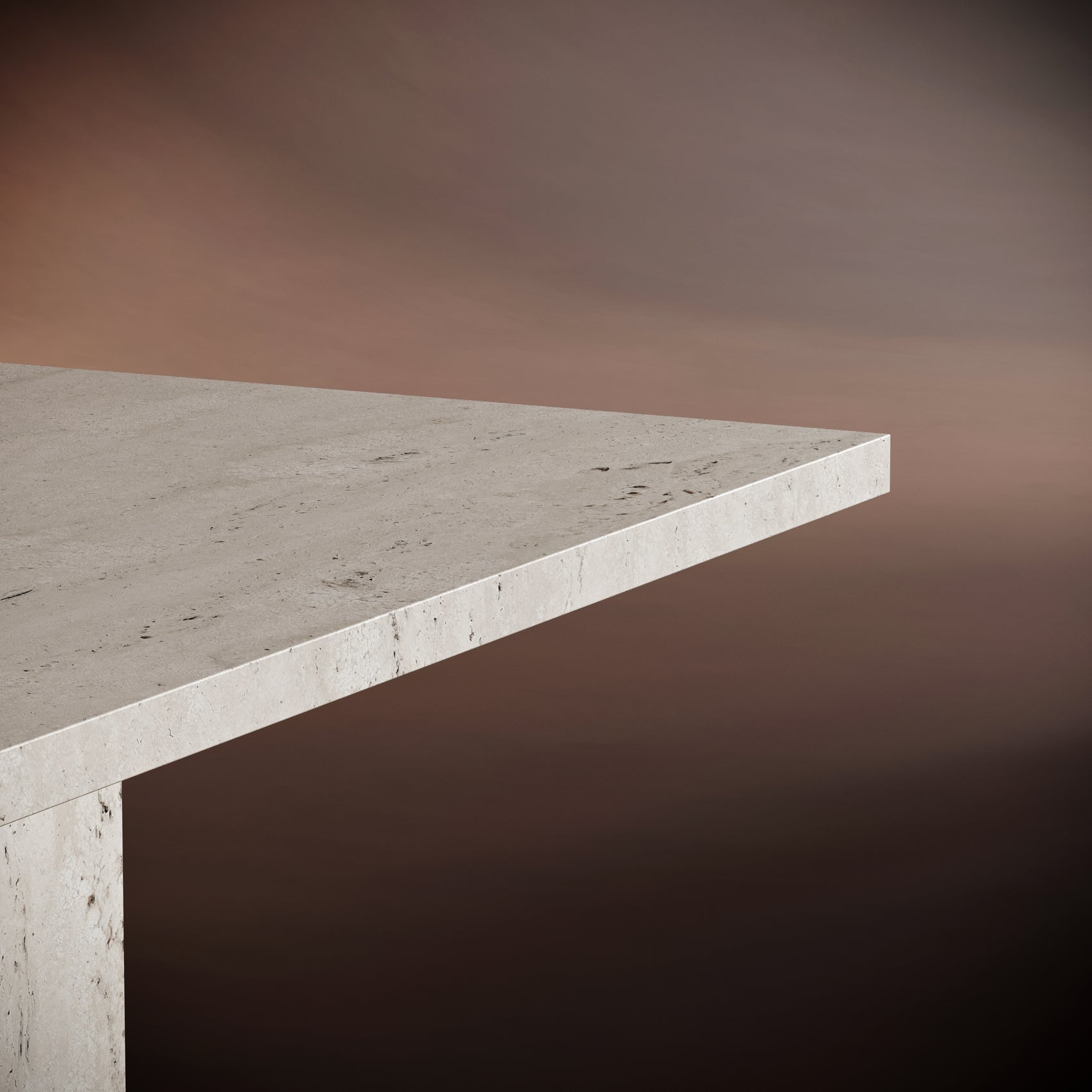 TRAP Travertine Coffee Table